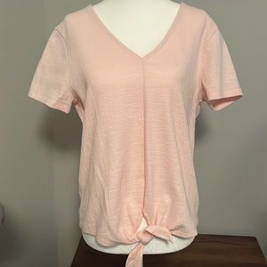 J. Crew Factory Tie Front Top